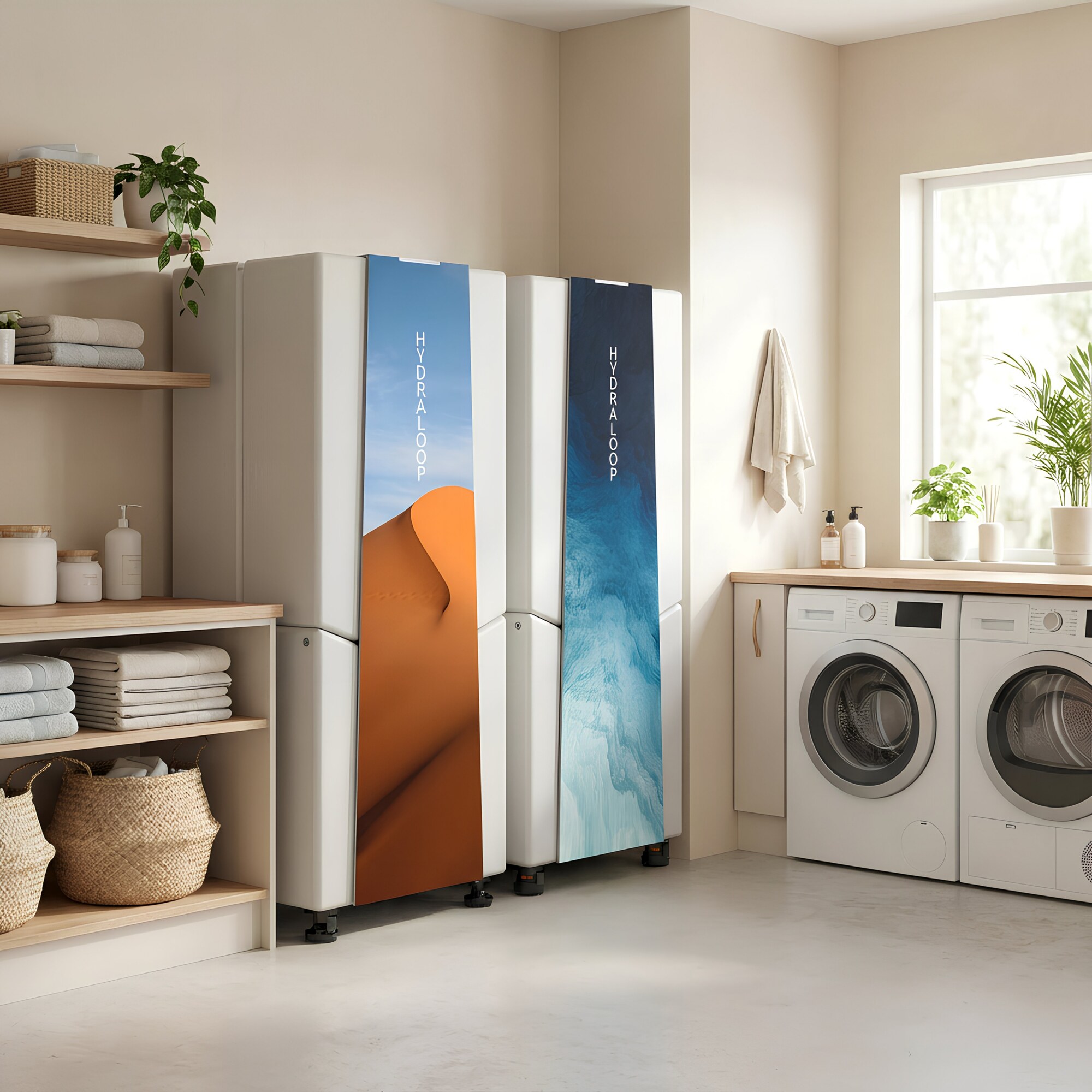 Hydraloop H600 — компактни системи за рециклиране на сива вода в техническо помещение